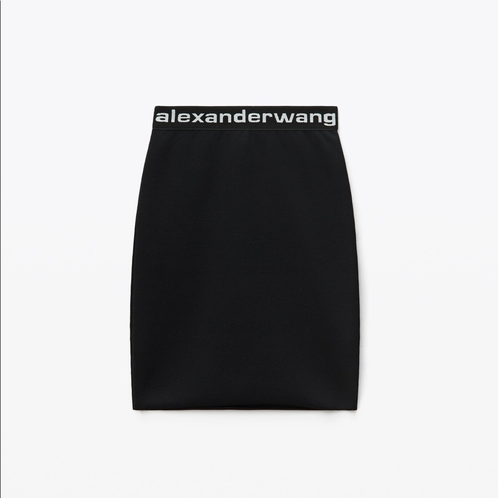 NWT- Alexander Wang logo elastic mini Sk…